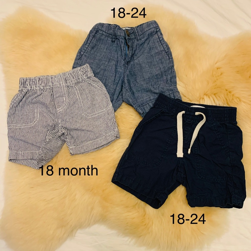 Cute Toddler shorts 2x 18-24 months & 1x 18 months
